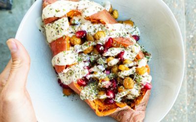 Stuffed Sweet Potato + Honoring Hunger Cues