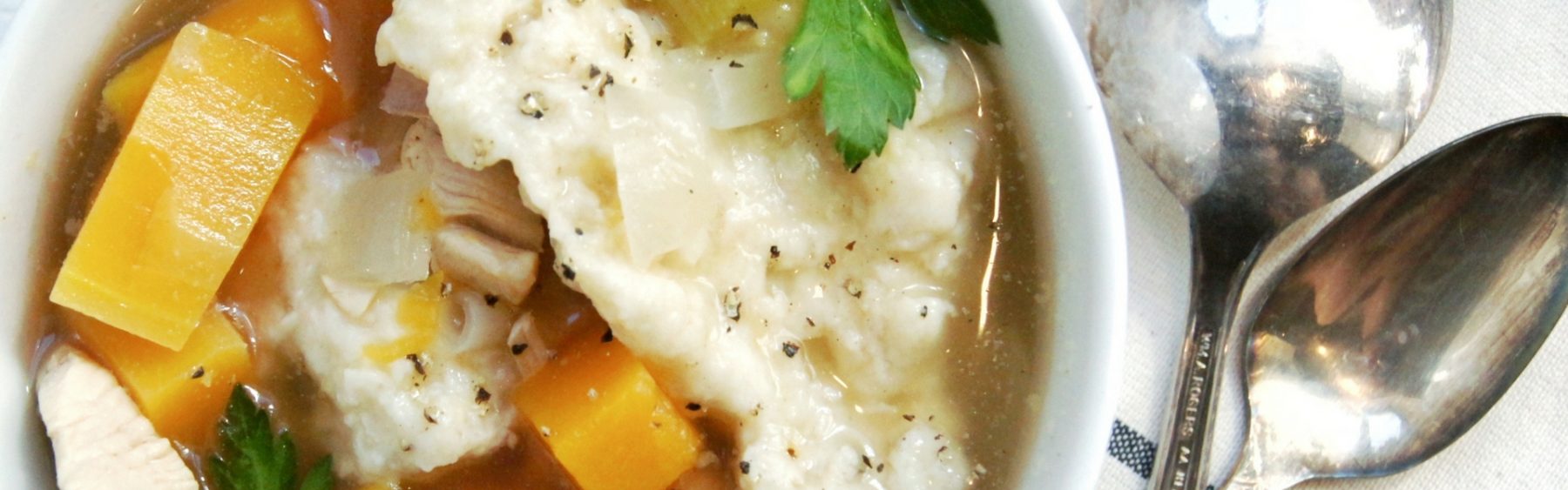 Mom's Chicken Soup With Dumplings… – You Betcha Can Make This!