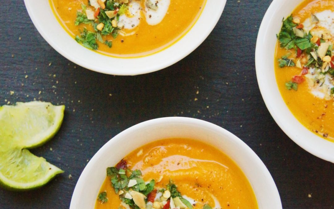 Carrot and Coconut Curry Soup
