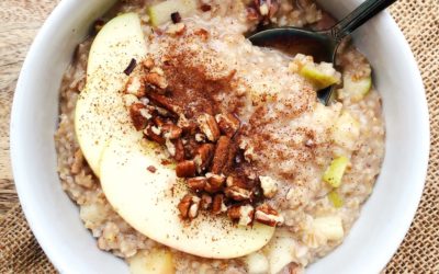 Post Super Bowl Recipe | Instant Pot Apple Ginger Oatmeal