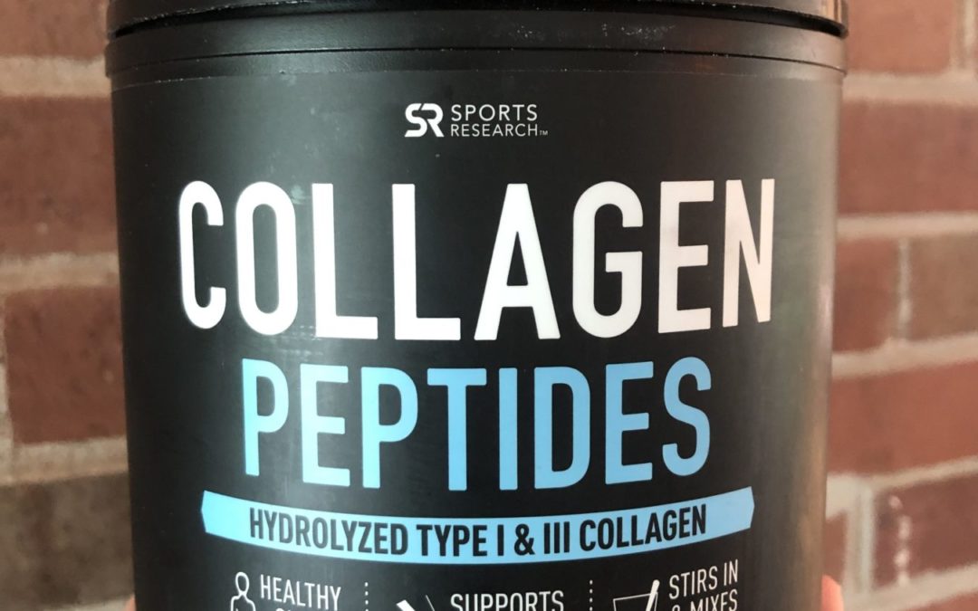 Collagen Peptide container, front of the package