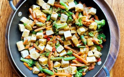 McDaniel’s Short-Cuts | Tofu Stir-Fry with Basil Peanut Sauce