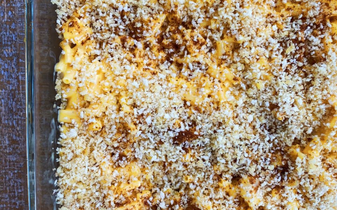 mac and cheese ready to bake