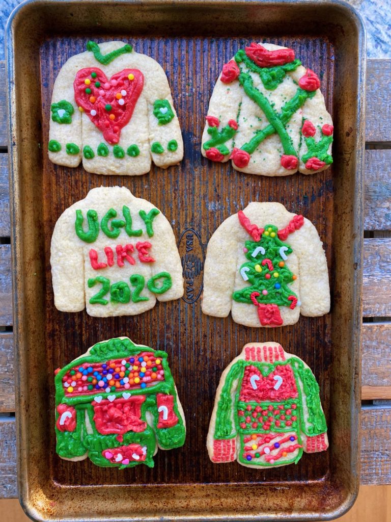ALDI ugly sweater cookie