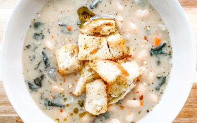 Creamy White Bean and Kale Soup + My Secret Ingredient