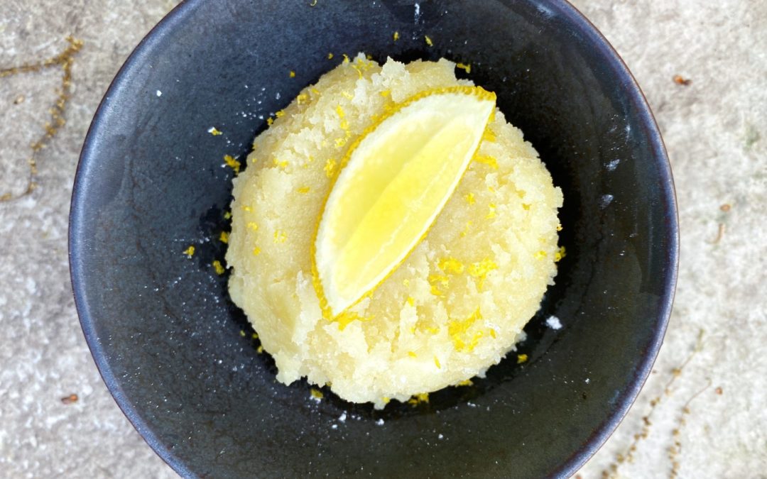 Microwave Lemon Mug Cake with Lemon Glaze