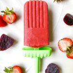 beet and berry popsicle