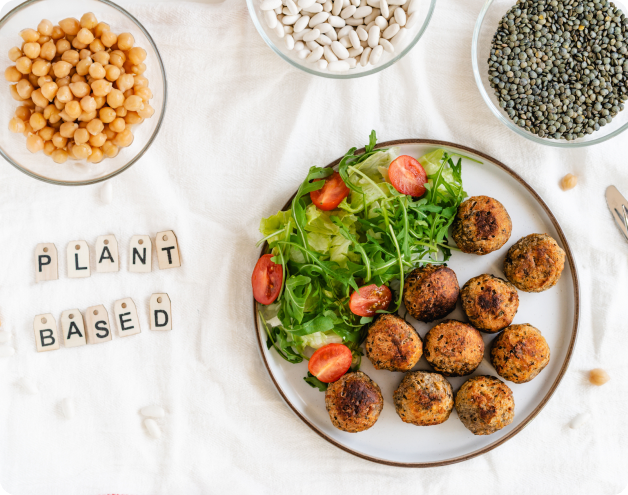 Plant-Based & Anti-Inflammatory Nutrition Counseling — McDaniel Nutrition Therapy, registered dietitian, varied plant-forward meals and adequate nourishment